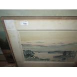 Assorted pictures : 20th century watercolour initialled JDH marine scene