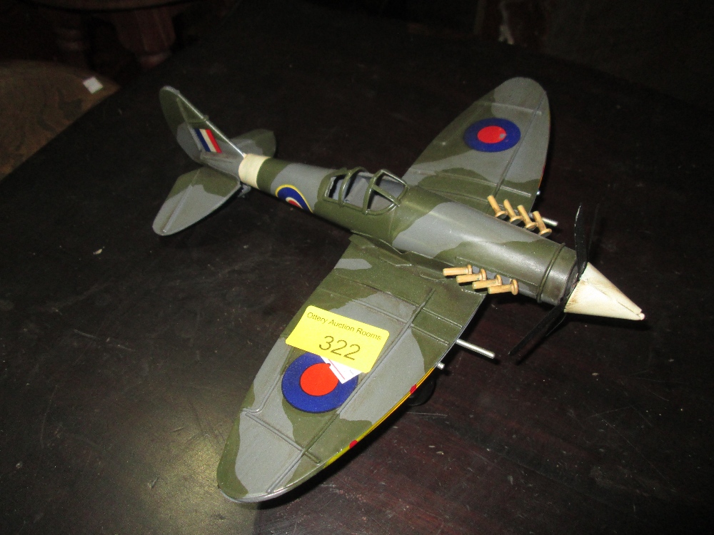 Painted model aircraft ornament