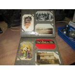 Postcards : in excess of 100 postcards in a contemporary album themes include : comical,