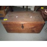 Vintage pine work box