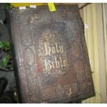 19th century brass bound Henry Scott Family Bible