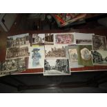 Postcards : a collection of 15 early 20th century postcards mainly of North Devon street scenes