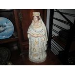 19th century Staffordshire commemorative flatback of Queen Victoria