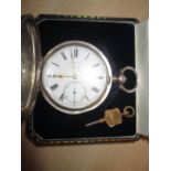 Late 19th / early 20th century hunter type pocket watch in .