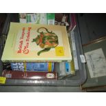 2 x Boxes of books : antique themed