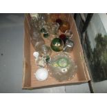 2 x boxes of decorative china and glass ware