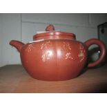 Chinese Yi Xing terracotta tea pot