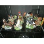 12 x Seasons animal figures by Peter Barrett or Franklin Mint