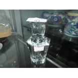 Art Deco style cut glass scent bottle