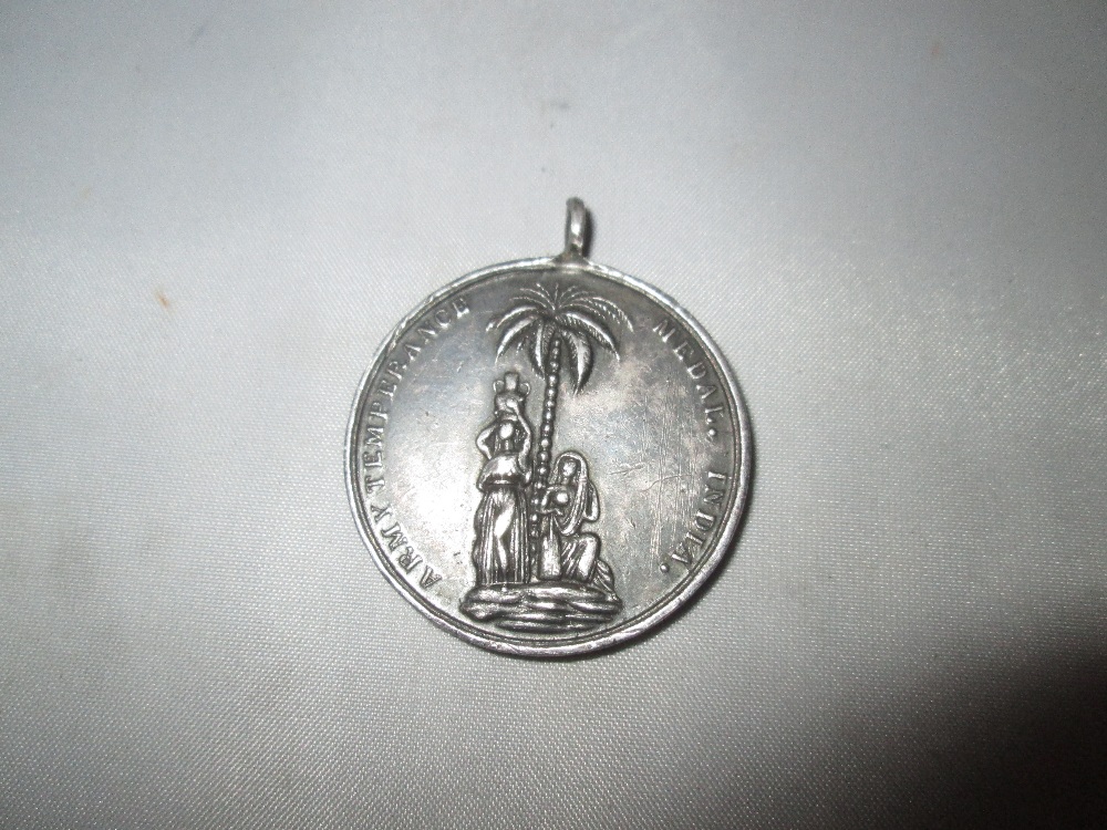 Army Temperance Association India 19897 medal