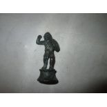 Scarce Roman bronze warrior figure 7 cms