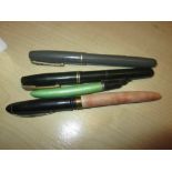Vintage pens : 2 x Watermans & others (spares)
