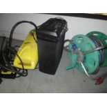 Karcher pressure washer & hose & shredder