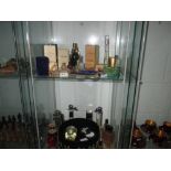 2 X shelves of perfume : Chanel No 5, Elizabeth Arden Christian Dior,