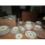 Large array of differing part dinner services and china : Doulton Lowestoft Bouquet,