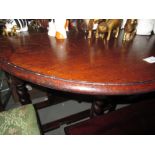 Vintage oak barley twist gateleg table