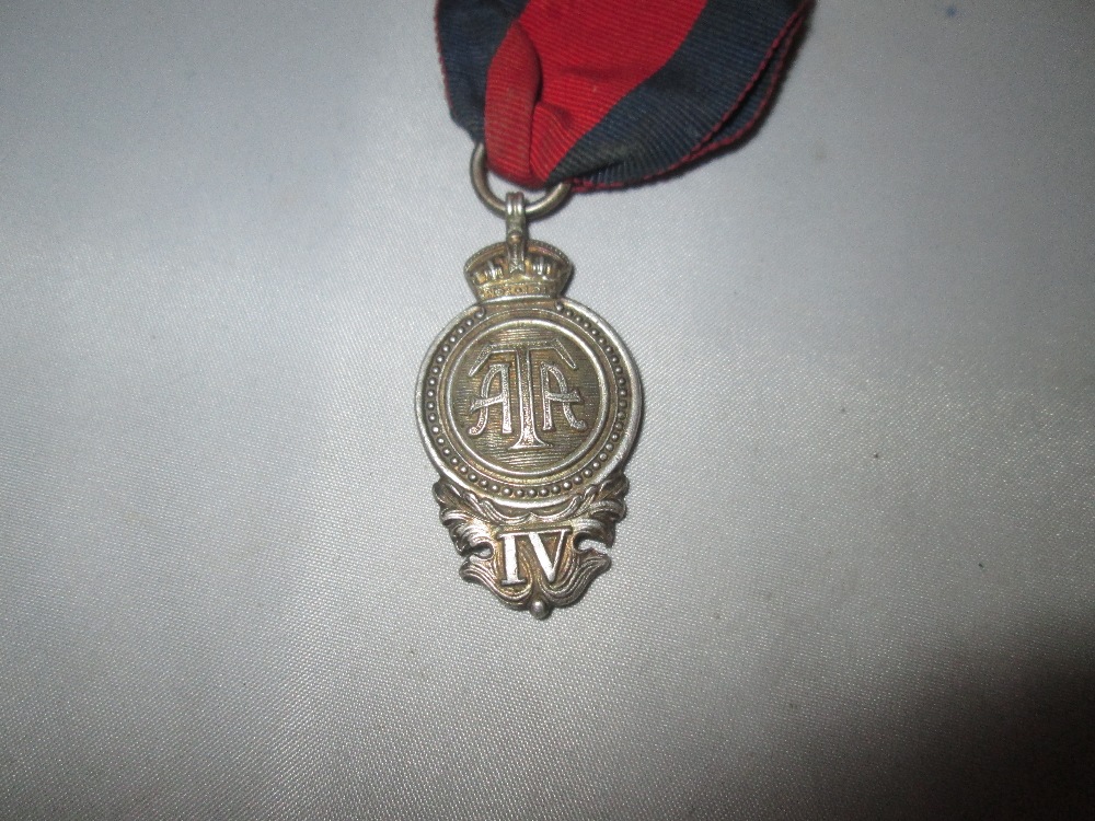 Silver Army Temperance Association medal