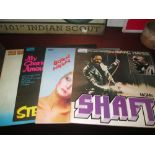 Vinyl records : David Bowie, Shaft,