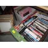 4 x Boxes of assorted easy listening records & 78s,