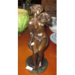 Art Deco style figure of Naked Lady