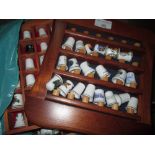 Assorted collectors thimbles