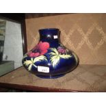 Moorcroft Anemone pattern vase