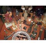 Collection of Egyptianesque ornaments & Enchantica resin figure