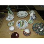 Assorted decorative china and glassware