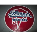 Cast metal sign : Foden Vehicles