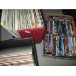 2 x boxes of records & DVDs