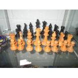 Vintage chess set,