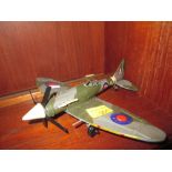 Painted model aircraft ornament