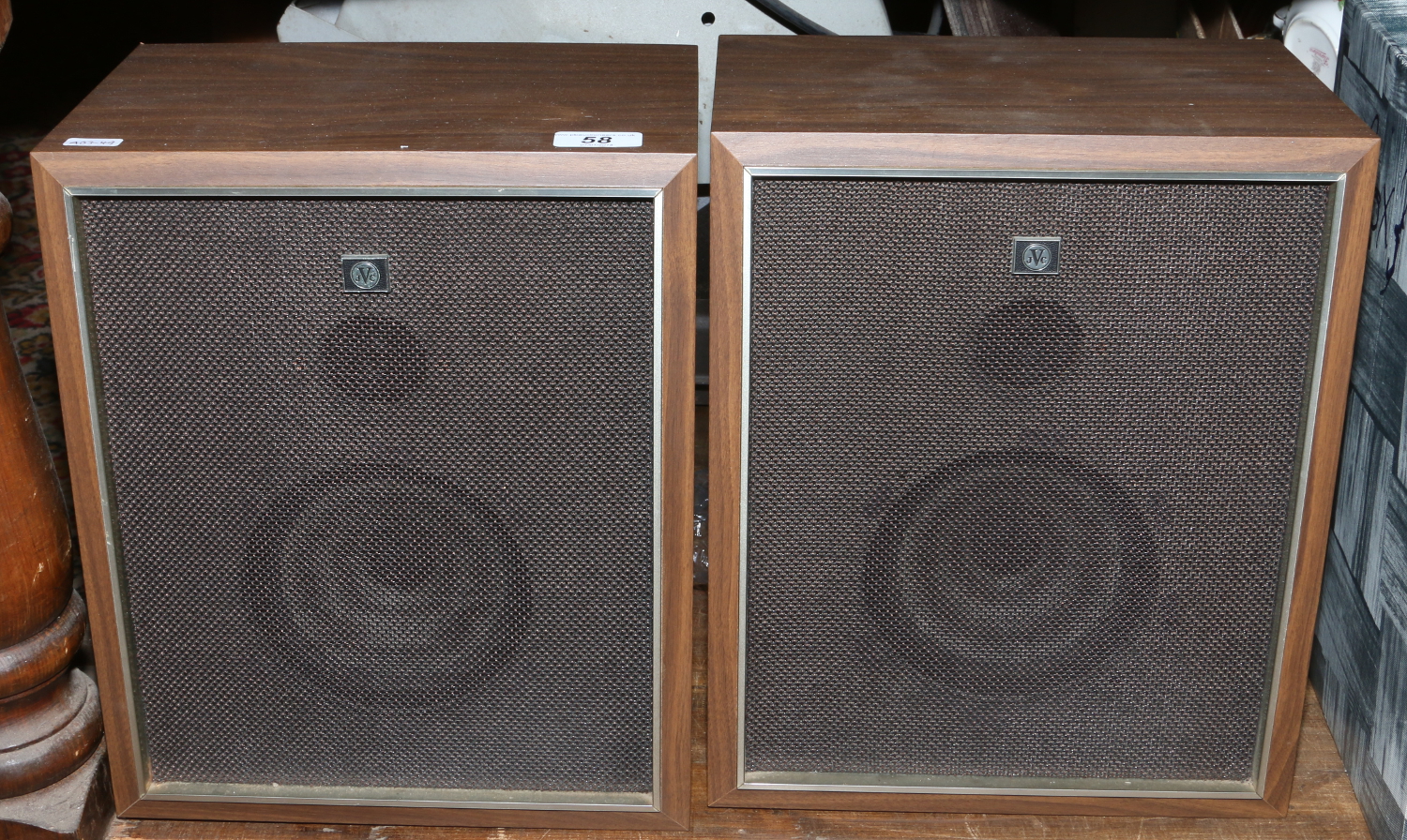 A pair of JVC Nivico speakers, model MSB-501E. - Image 2 of 2