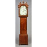 A George III oak 8 day longcase clock.