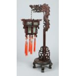 A Chinese early 20th century decorative mulberry lantern.