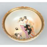 A Japanese Meiji period Satsuma bowl.