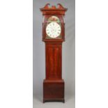 A George III mahogany 8 day longcase clock of tall proportions.