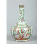 A 19th century Cantonese bottle vase.