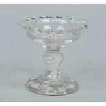 A George III sweetmeat glass.