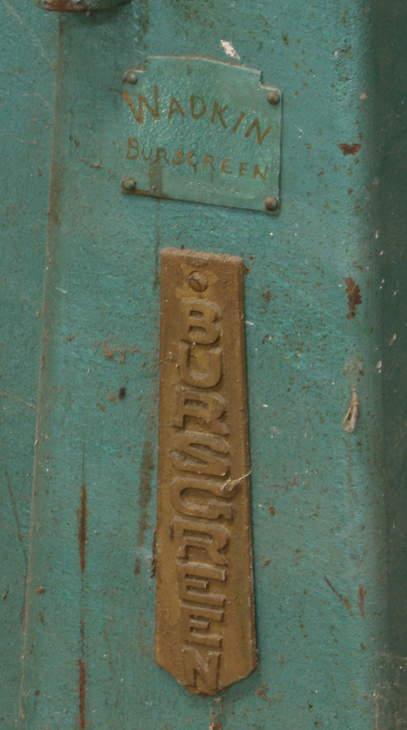 A large Wadkin Bursgreen planer on stand, electrical motor driven. - Image 2 of 3