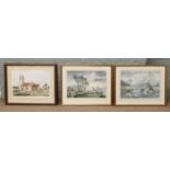 Two framed rural landscape limited edition Chadwick prints,