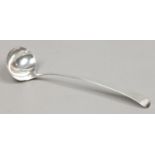 A Scottish provincial silver small ladle by Joseph Pearson assayed Dumfries c. 1790, 25 grams.