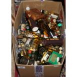 A large quantity of alcohol miniatures including Glenmorangie, Lambs Navy rum, White Horse,