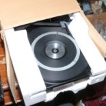 A boxed new old stock BSR turntable platform.