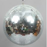 A disco glitter ball. Condition Report. To be used as a guide only.