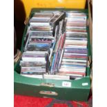 A box of C.D's mostly pop and compilations.