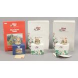 Three Lilliput Lane collectors club Cottages in display boxes to include Thimble Cottage,