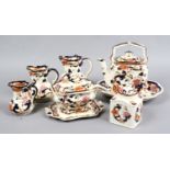 A collection of Masons Mandalay pattern porcelain to include teapot, jugs etc.