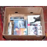 A box of RAF and military themed DVD's including box sets.