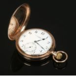 A 9ct gold cased full hunter pocket watch by Thomas Hunter & Son Liverpool in original box and